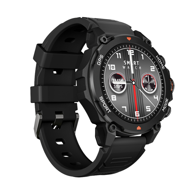 SMA New Sport Smart Watch for Men GPS 3ATM Waterproof Heart Rate Blood Pressure Compass Altimeter Barometer Activity Tracker