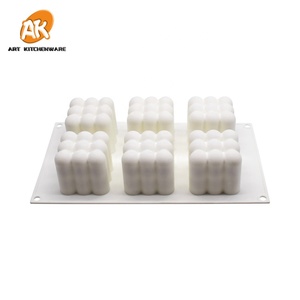 AK Cube Ball Design 3D Silicone Mousse Cake Moulds for Bakery Scented Candle <strong>Mold</strong> Clay Plaster DIY <strong>Hand</strong> Craft <strong>Molds</strong> MC-105 - Product Image 4