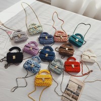 Kit de Material PU para Hacer Bolsos Cruzados de Moda Hechos a Mano, Cierre Abierto, Forro de Poliéster, Correa de Cadena, Otoño, Alta Calidad, Hyuna's