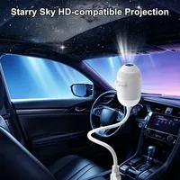 Mini projecteur LED USB ABS Ciel Étoilé avec Image Claire, Luminosité Réglable, Contrôle Tactile, Veilleuse 2-en-1