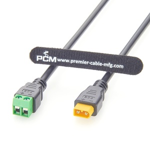 كابل Amass XT30 ذكر إلى طرف توصيل لولبي ثنائي 18AWG للأنظمة الآلية والطائرات بدون طيار والروبوتات والطابعات ثلاثية الأبعاد وأنظمة الطاقة المدمجة - Product Image 1