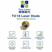 Diodo Láser Verde SHARP GH05280E2KC 520nm 80mW TO18 5.6mm LD para Telecomunicaciones, Medición Industrial y Detección Médica