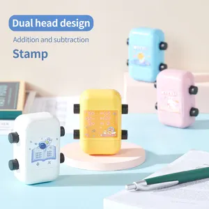 Teaching Addition and Subtraction Number Rolling Stamp Math Practice Questions Digital Roller Stamps