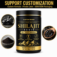 Résine de Shilajit Pur de l'Himalaya |   Acide fulvique à haute teneur (50% HPLC) |   Faible en glucides |   Améliorer l'immunité |   Marque privée Vente en gros Personnalisée