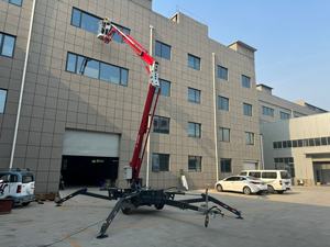 USA 50ft 500lbsdual Power dalam ruang luar ruangan <span class=keywords><strong>Spider</strong></span> Man Towable Boom Lift Trailer untuk Pemanjat Pohon - Product Image 4