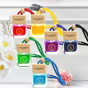 Luxury 10ml Hanging Perfume Customizable Fragrance Windshield Home <b>Room</b> Featuring Square Aromatherapy Car <b>Air</b> <b>Freshener</b> - Product Image 3