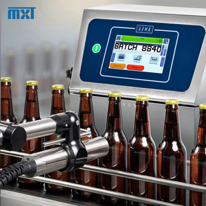 Hệ thống đánh dấu mực trắng hiệu quả sáu đầu in độc lập in mã vạch mã QR và logo trên 8840 Linx thủy tinh - Product Image 3