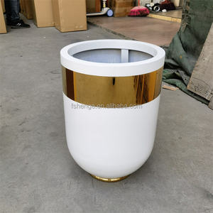 Più venduto vaso di fiori in metallo fatto in casa/grande vaso di fiori all'aperto/vaso di piante bianche - Product Image 3