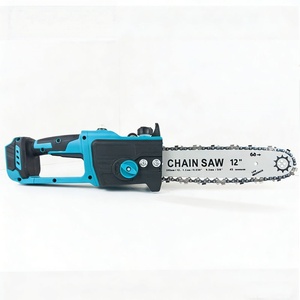 Outils électriques sans fil 18V 12 pouces, parfaits pour le bricolage à domicile et le travail professionnel en aménagement paysager, enjardinage, abattage d'arbres en extérieur, tronçonneuse portable - Product Image 1