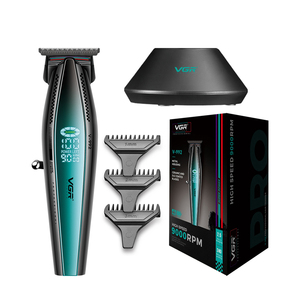 Cortadora de Pelo Profesional Inalámbrica V-270 V-992 con Cuchilla de Cerámica y Motor de 9000 RPM, para Barbería, Salón y Uso Doméstico, con Pantalla en Inglés - Product Image 6