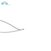 Kabel 2-Core 28AWG Strip Tin 2.5mm Berisolasi FEP Putih untuk Pengkabelan Internal Perangkat Elektronik & Transmisi Sinyal