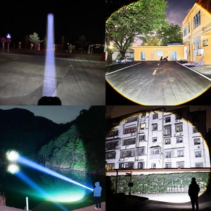 Linternas LED de alta potencia de 1000000LM, linterna recargable por USB, linterna de luz fuerte, antorcha para acampar y pescar - Product Image 2