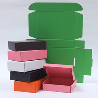 Caja de Cartón Corrugado Plegable, Resistente, Cuadrada, Personalizable, Colorida, Tipo Avión, Negra y Blanca, para Envíos, Embalaje y Regalos