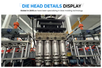 Machine de soufflage automatique de bouteilles en plastique HDPE pour la fabrication de contenants en plastique pour détergent, shampoing, savon liquide