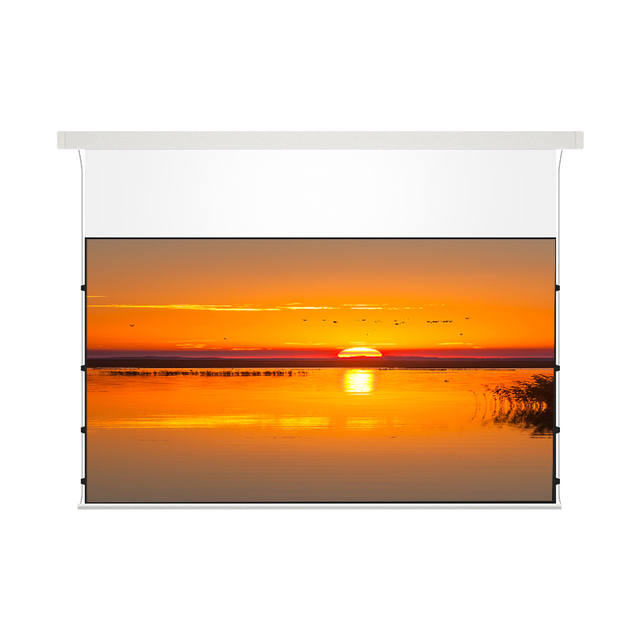 ODM Motorized Projection Projector Screen 106/120 Inch High-Definition Electric Screen 16:9 Wall Mount Remote Control 110V/220V