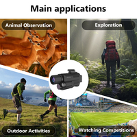 Lunettes de vision nocturne infrarouge 4K pour camping, chasse et sécurité Carte 100% Darkness 32GB pour enregistrer des photos et des vidéos