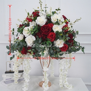 DKB Artificial <b>Flowers</b> Handmade Silk Rose <b>Flower</b> Balls Wedding Centerpieces Table Decorations Artificial <b>Flower</b> Ball - Product Image 2