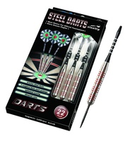 Jeu de fléchettes professionnelles 3 pièces Accessoires de jeux de fléchettes en acier avec emballage cadeau