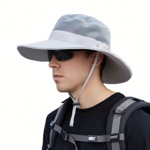 Sombrero de Malla Unisex con Ala Ancha y Protección UV, Tipo Tapa Kappe, para Mujeres, Playa, Safari, Jardinería, Pesca - Product Image 3