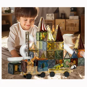 4D 80Pcs Onshine Xây Dựng Từ Khối Gốc Giáo Dục Đồ Chơi Cho Trẻ Em Montessori Gậy Và Quả Bóng Cảm Giác Hoạt Động Đồ Chơi