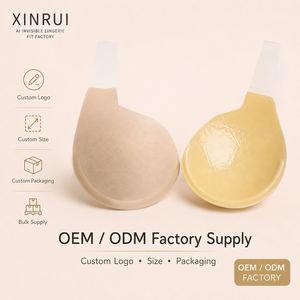 XINRUI <span class=keywords><strong>Reggiseno</strong></span> Adesivo Push-up in Spugna per <span class=keywords><strong>Seno</strong></span> Grande, Antiscivolo, Riutilizzabile, Senza Schienale, Invisibile, con Logo Personalizzato - Product Image 2