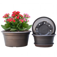 Pot universel en résine épaissie, respirant et biodégradable, pour jacinthe bulbeuse, lys, tulipe, grandes fleurs, boule de semis et pot à faible capacité en gallons