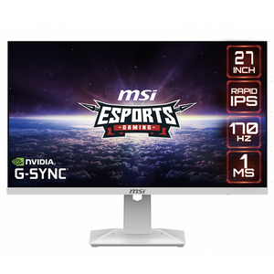 G274QRFW 27 Inch 2K 2560 X 1440 WQHD 170Hz 1MS Flat White Gaming Monitor Display Support G-SYNC Compatible - Product Image 2