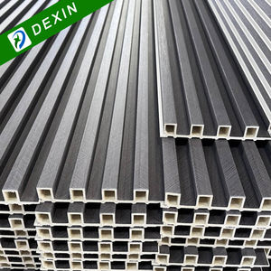 Haute qualité écologique ignifuge décoratif étanche intérieur 3D WPC panneau de revêtement mural cannelé avec 5 ans de garantie - Product Image 5