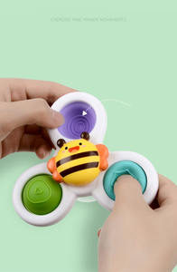 Ventouse Spinner bébé jouets ventouse toupie <span class=keywords><strong>jouet</strong></span> Fidget Spinner sensoriel <span class=keywords><strong>bain</strong></span> jouets cadeau tout-petits - Product Image 3