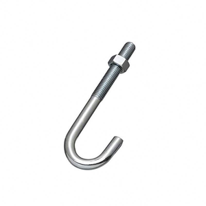 Boulon de fondation en acier durable de type J, fixation sécurisée, haute résistance à la traction, attache pour équipement industriel, support structurel de précision - Product Image 3