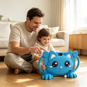OEM <b>7</b>-Inch Kids Educational School Learning Games <b>Tablet</b> Android 15 4+64GB WiFi <b>Tablet</b> PC with Anti-Drop Protective Case Toys - Product Image 2