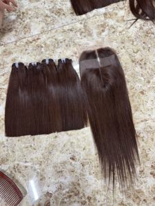 Extensiones de Cabello Humano Vietnamita de Primera Calidad, Cabello Virgen Remy, Trama Suave y Resistente para el Mercado de Exportación Global - Product Image 2