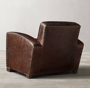 Chaise en cuir <span class=keywords><strong>de</strong></span> luxe <span class=keywords><strong>de</strong></span> style américain Rhoohill Italie meubles <span class=keywords><strong>de</strong></span> salon canapé simple fauteuil <span class=keywords><strong>de</strong></span> salon <span class=keywords><strong>de</strong></span> campagne française - Product Image 5