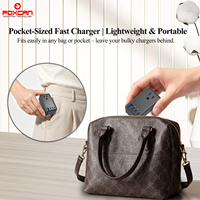 FOXCAN NOUVEAU Adaptateur de Voyage Universel Portable Super Mini PD25W avec 3 Prises AC (3C1A) pour Voyage ou Cadeau