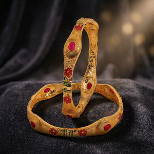 Bracelets en pierre plaquée or à colorant Bracelets en or traditionnels Bracelets personnalisés Fournisseur d'exportation Cuivre et laiton chapado en oro oro laminado - Product Image 6