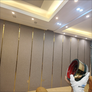 Lignes décoratives modernes de plafond de mur d'acier inoxydable bande auto-adhésive apprêtée de finition de miroir d'or pour la décoration de salon - Product Image 5