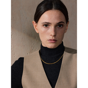 Jinyone 4518 nuovo arrivo squisita <span class=keywords><strong>collana</strong></span> a <span class=keywords><strong>catena</strong></span> d'oro impermeabile 316L in acciaio inox <span class=keywords><strong>collana</strong></span> di metallo per le donne gioielli alla moda - Product Image 3