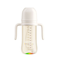 Gobelet d'apprentissage pour bébé en PPSU biologique, sans BPA, avec poignée graduée, anti-flatulences, multi-boissons, large, OEM ODM, en promotion