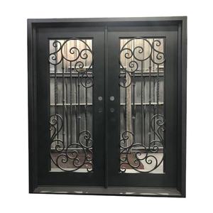 Le dernier design et l'élégante porte en fer de la porte d'entrée, coupon en espèces de 500 yuans gratuit - Product Image 1