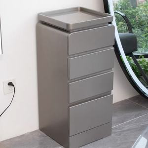 Wss 2025 Meubles de salon de coiffure Sober Barber Shop Stations, armoire d'usine avec tiroir pour la coupe de cheveux, armoire de barbier - Product Image 4