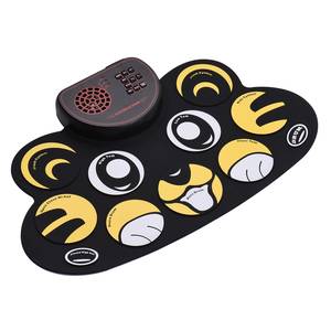 Juego <span class=keywords><strong>de</strong></span> batería electrónica portátil plegable, almohadilla <span class=keywords><strong>de</strong></span> práctica con altavoz incorporado, auriculares, clavija, pedales <span class=keywords><strong>de</strong></span> pie, <span class=keywords><strong>baquetas</strong></span> para principiantes - Product Image 5
