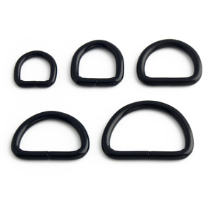 Saco Hardware Acessórios Multi-especificação Non-Welded Metal D Anel Fivela para o Saco/Trela Do Cão/Cintos/Webbing DIY Acessórios - Product Image 2