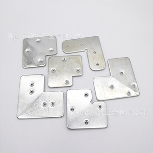 Supports d'angle en aluminium Autonomy 62x41x2mm, connecteurs en forme de L pour quincaillerie de porte d'armoire - Product Image 1