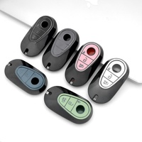 Fournisseur puissant, vente en gros, personnalisation de coques de clés de voiture en TPU, adaptées à Mercedes-Benz, design bicolore, housse de clé de voiture
