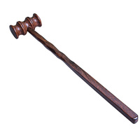 Marteau de massage en bois massif de Wengé naturel pour le dos, le cou et les épaules, relaxation musculaire, vente en gros, marque privée, OEM, 43 cm