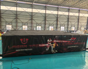 Laberinto inflable de laberinto para Halloween, casa de caza inflable escalofriante, laberinto para eventos comerciales, gran oferta - Product Image 3