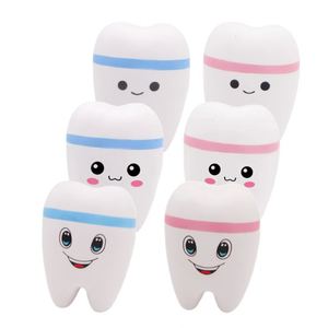 Juguete antiestrés personalizado de goma blanda con forma de diente de dibujos animados, de subida lenta, suave y adorable, ideal para regalos de hospital. - Product Image 1