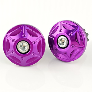 Embout de guidon de moto Qiangye, violet, universel, décoratif, pour guidons de scooter et de vélo - Product Image 2