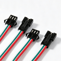 2 3 4 5 6 Pin JST SM XH PH 2.54mm Pitch Female Plug Male Female Lock Connector Custom Cable Assembly untuk Lampu LED