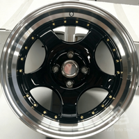 722Auto Jantes forgées noires polies à deux pièces, à déport profond, 20, 21, 22 pouces, 5x112, 5x120 pour Rolls Royce Wraith